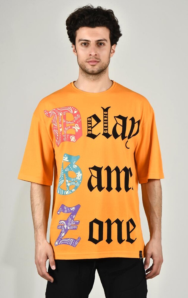 Safran Game Zone Baskılı Oversize T-shirt - 3