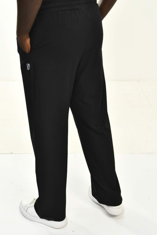 Siyah Baggy Fit Basic Pantolon - 4