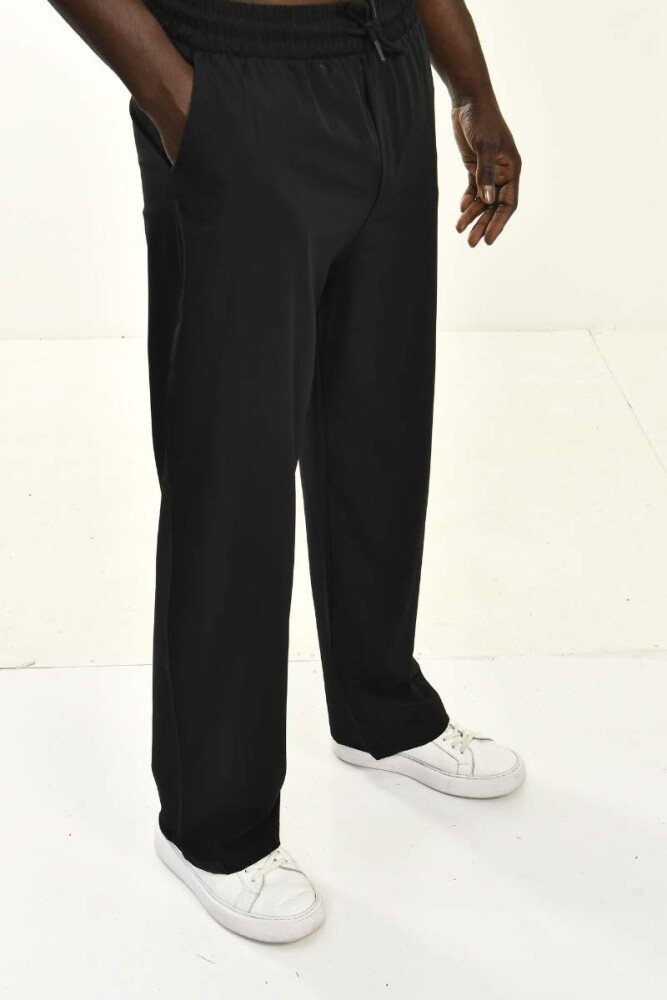 Siyah Baggy Fit Basic Pantolon - DAVID&GERENZO